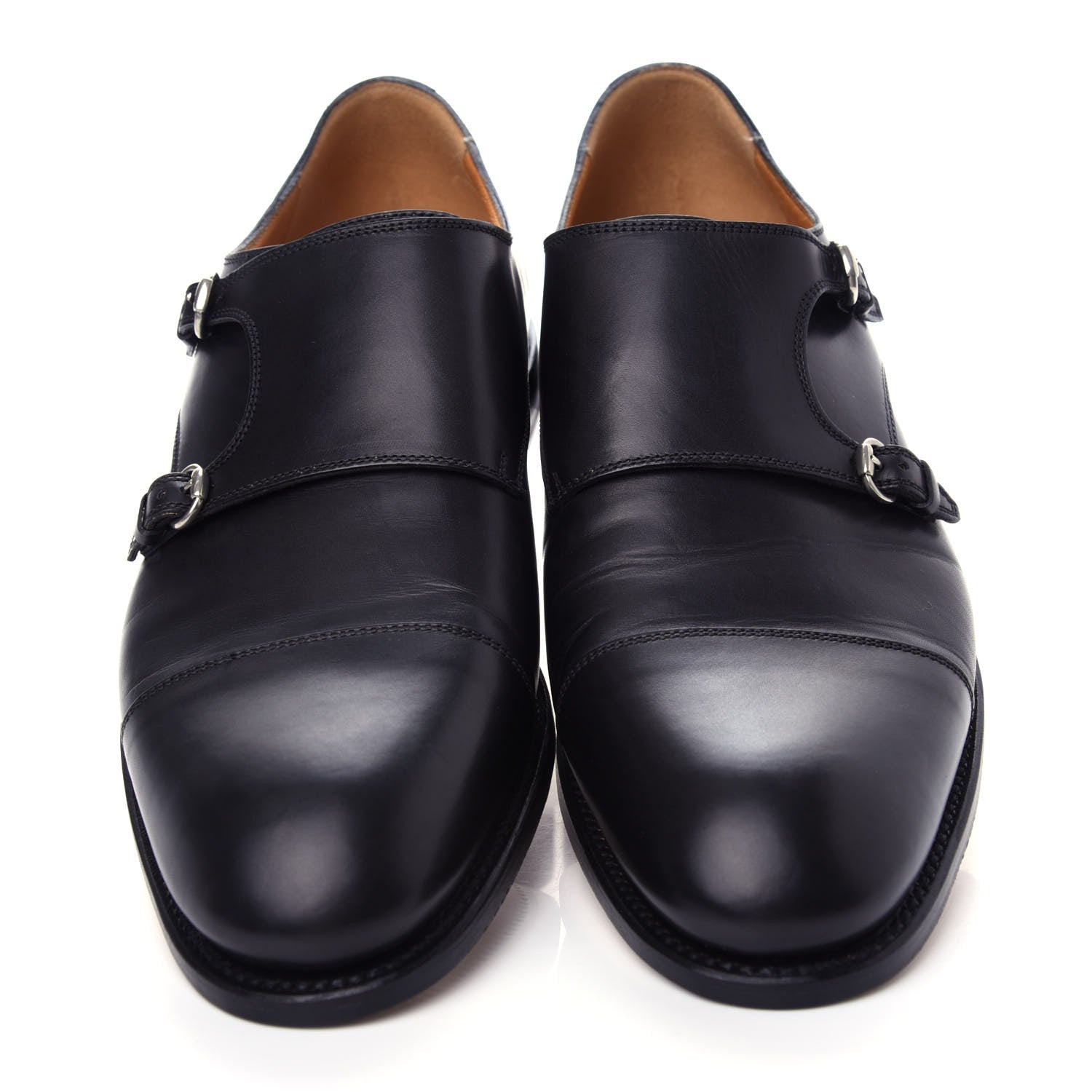 Gucci Calfskin Mens Buckle Loafer 9 Black 5 of 12