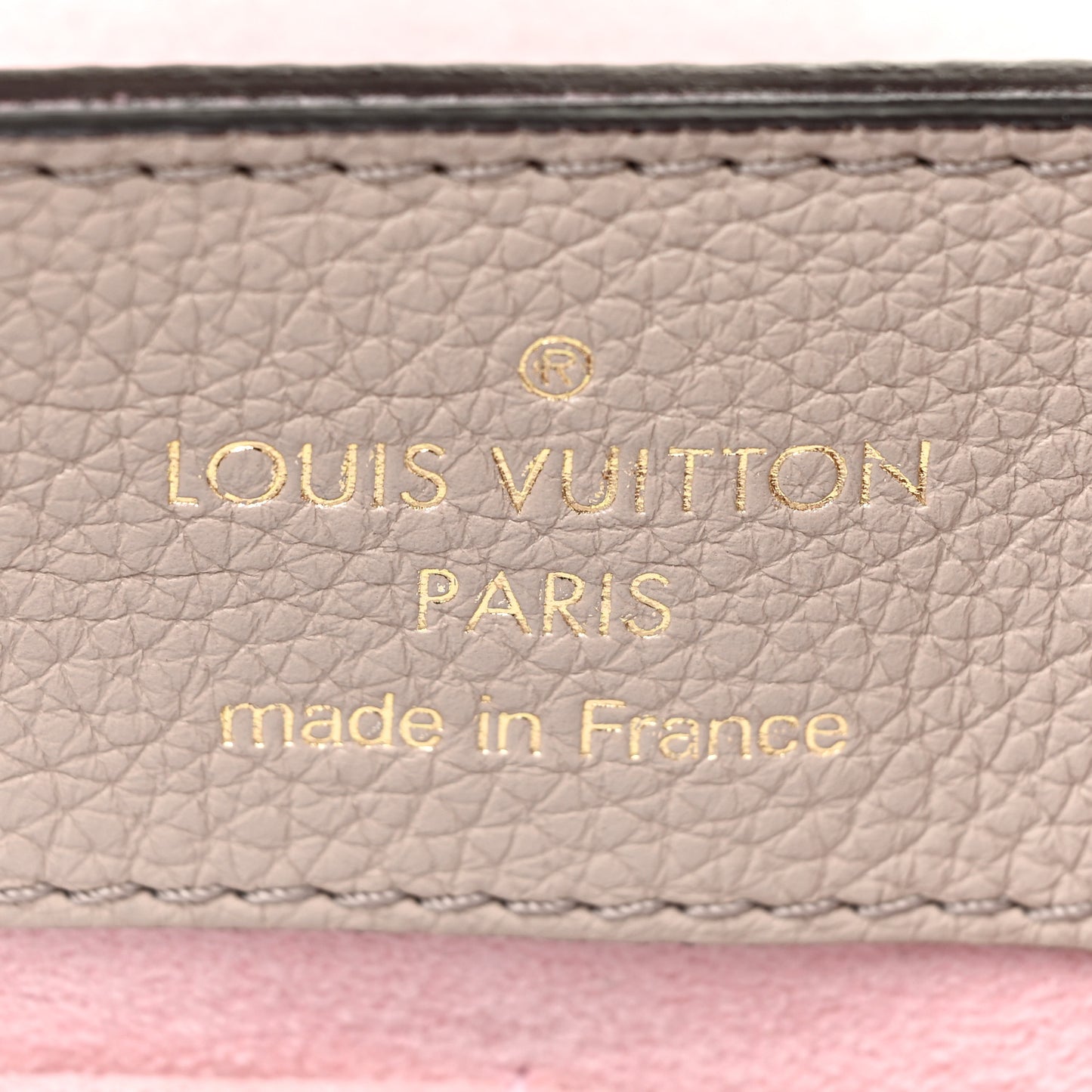 Soft Calfskin Lockme Ever MM Greige