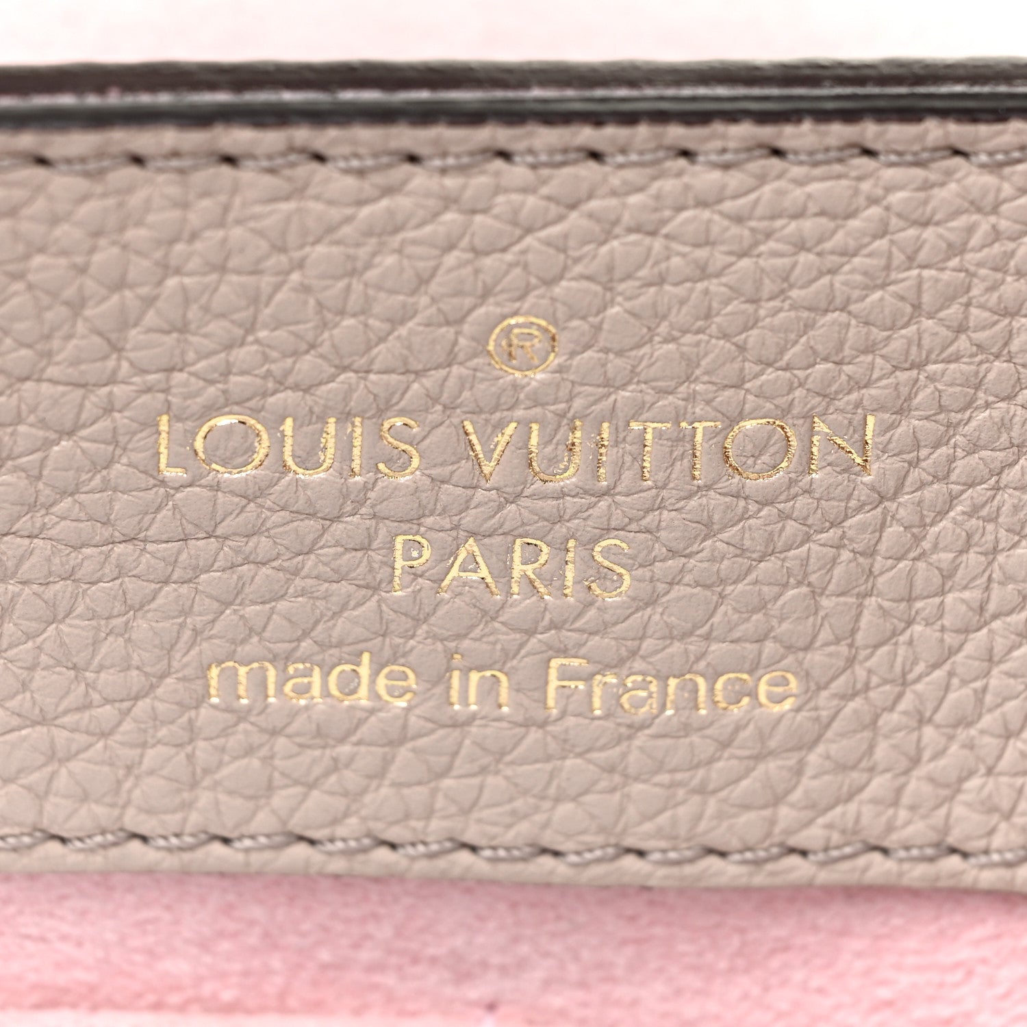 Louis Vuitton Soft Calfskin Lockme Ever MM Greige 6 of 9