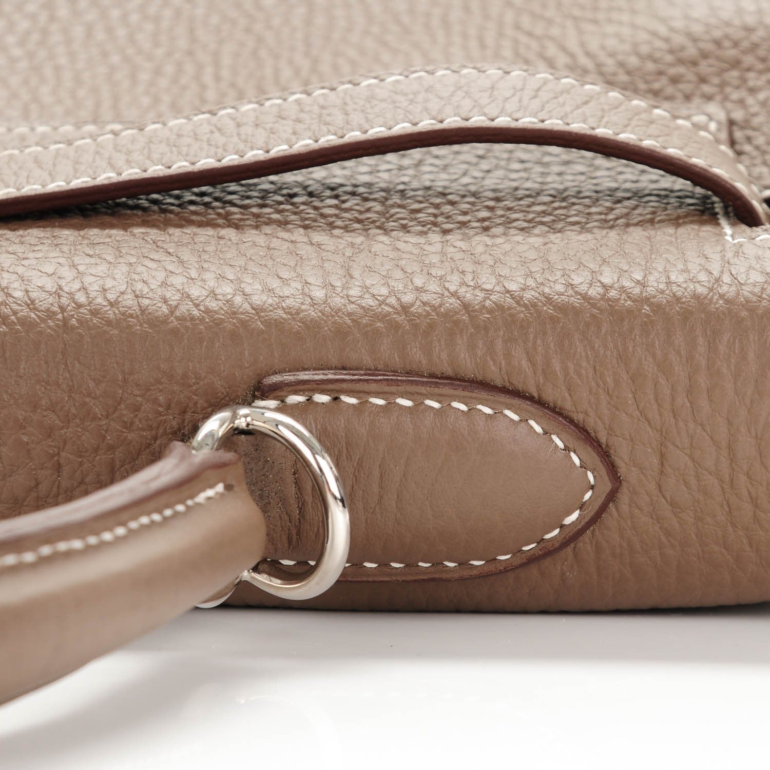 Hermes Taurillon Clemence Kelly Retourne 35 Etoupe 12 of 21