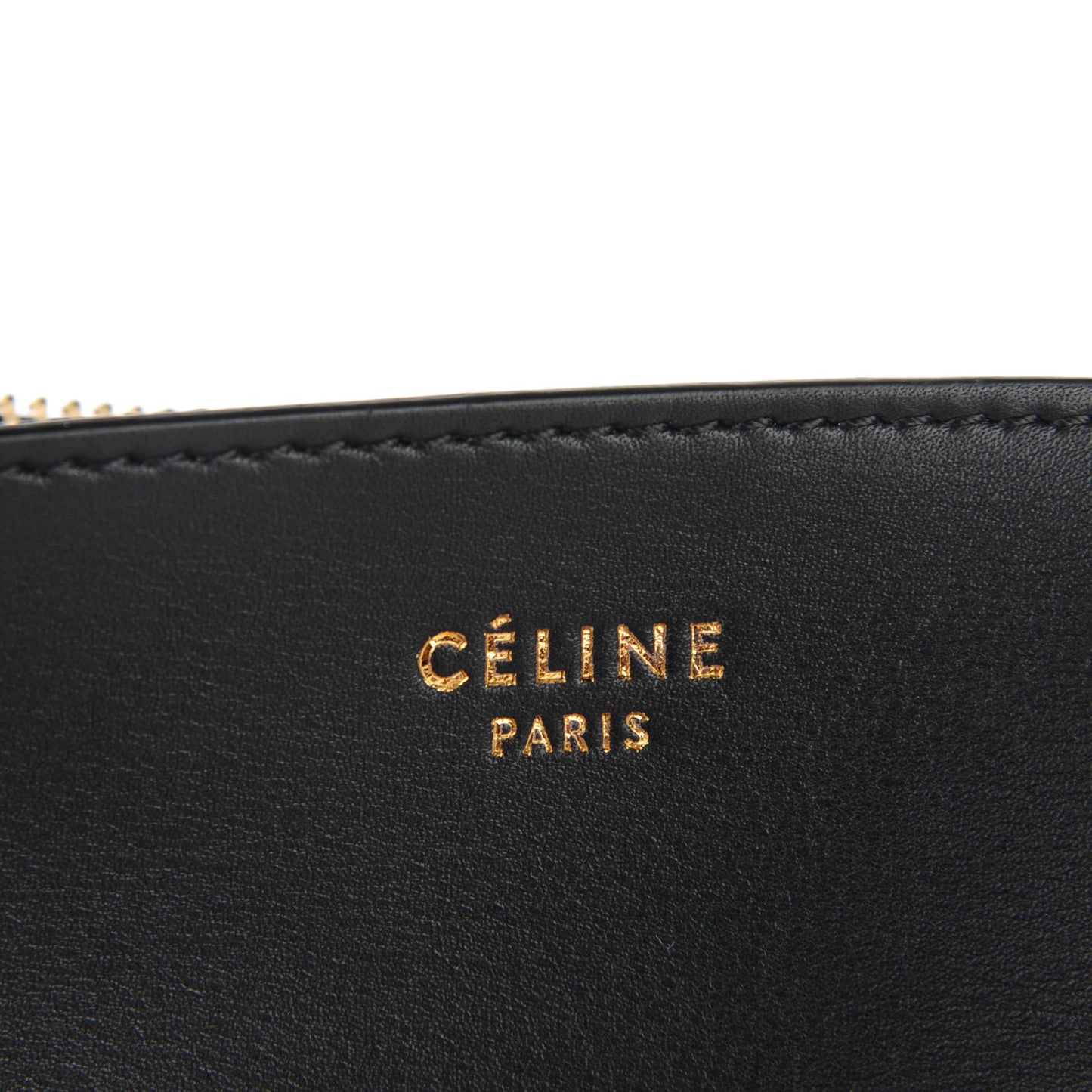 Smooth Calfskin Blade Flap Black