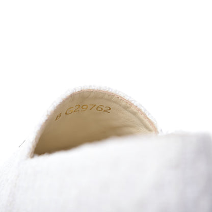 Chanel Tweed Patent CC Espadrilles 36 White 10 of 10