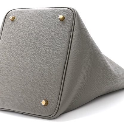Hermes Taurillon Clemence Picotin Lock 18 PM Etain 10 of 10