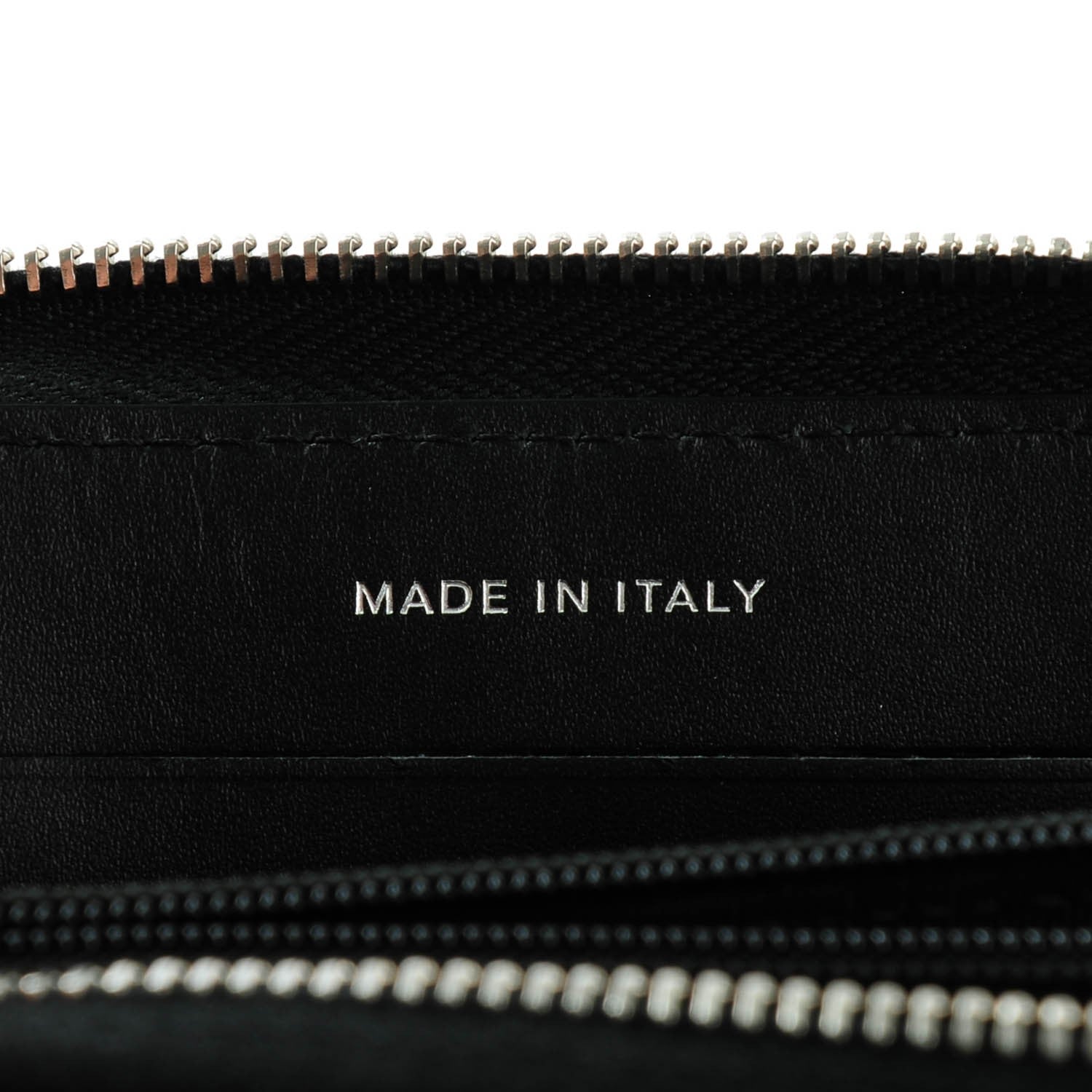 Chanel Caviar Quilted Small Zip Around Wallet Black 7 of 8