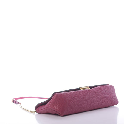 Burberry Signature Grain Medium Mildenhall Crossbody Bag Dark Plum 3 of 7