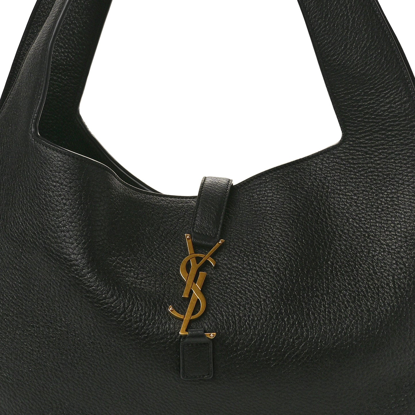Grained Deerskin Bea Tote Black