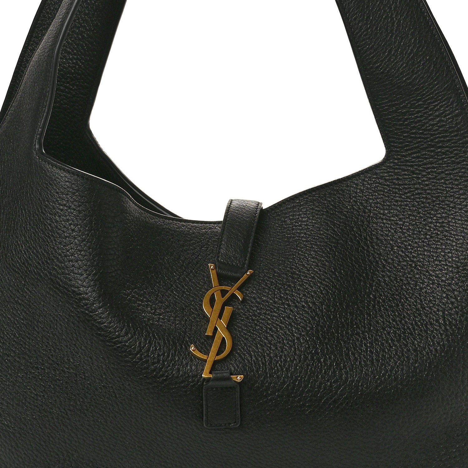 Saint Laurent Grained Deerskin Bea Tote Black 7 of 11