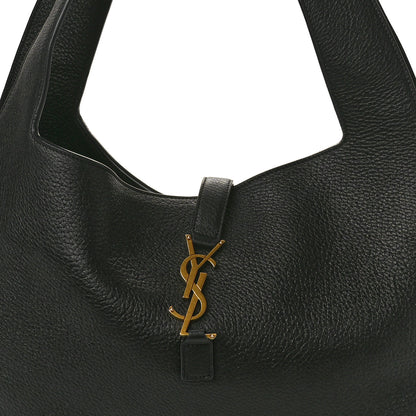 Saint Laurent Grained Deerskin Bea Tote Black 7 of 11