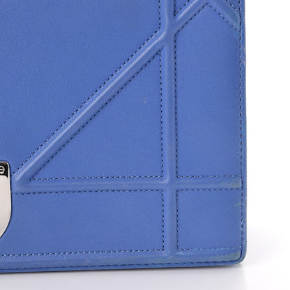 Christian Dior Lambskin Medium Diorama Flap Bag Blue 10 of 22