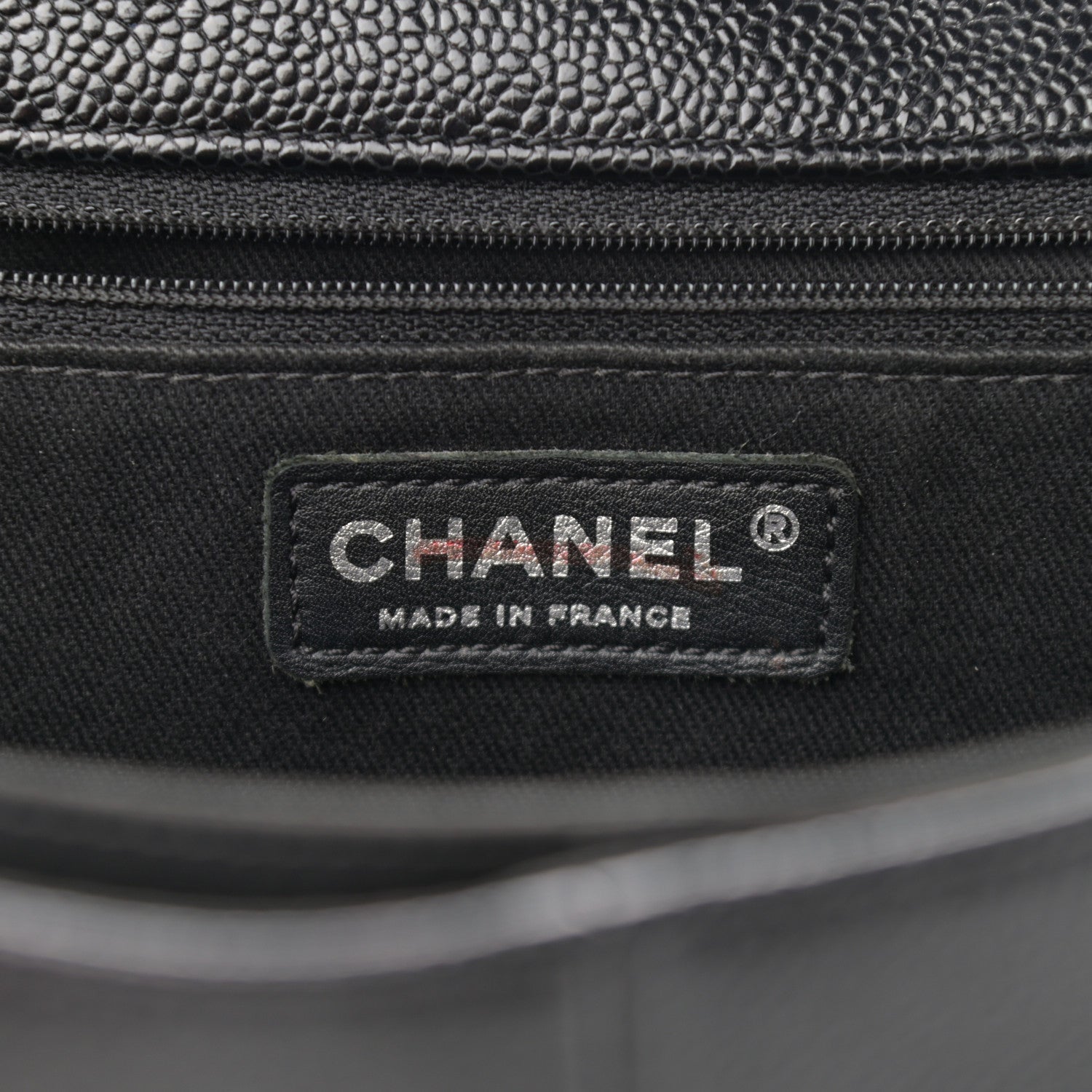 Chanel Grained Calfskin Large Natural Beauty Flap Black 6 of 12