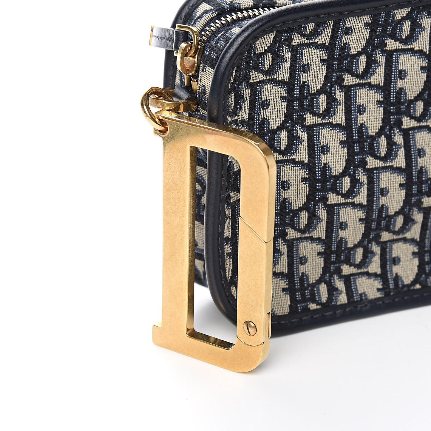 Oblique Diorquake Clutch Blue