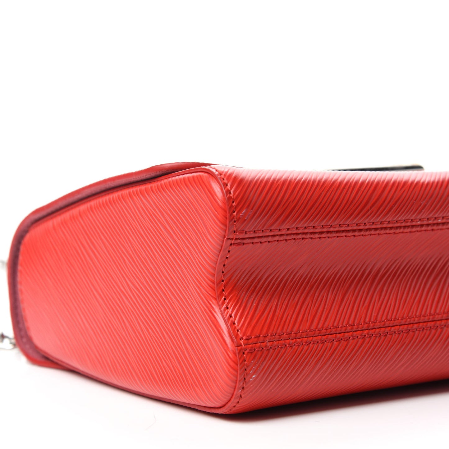 Epi Twist Shoulder Bag MM Coquelicot