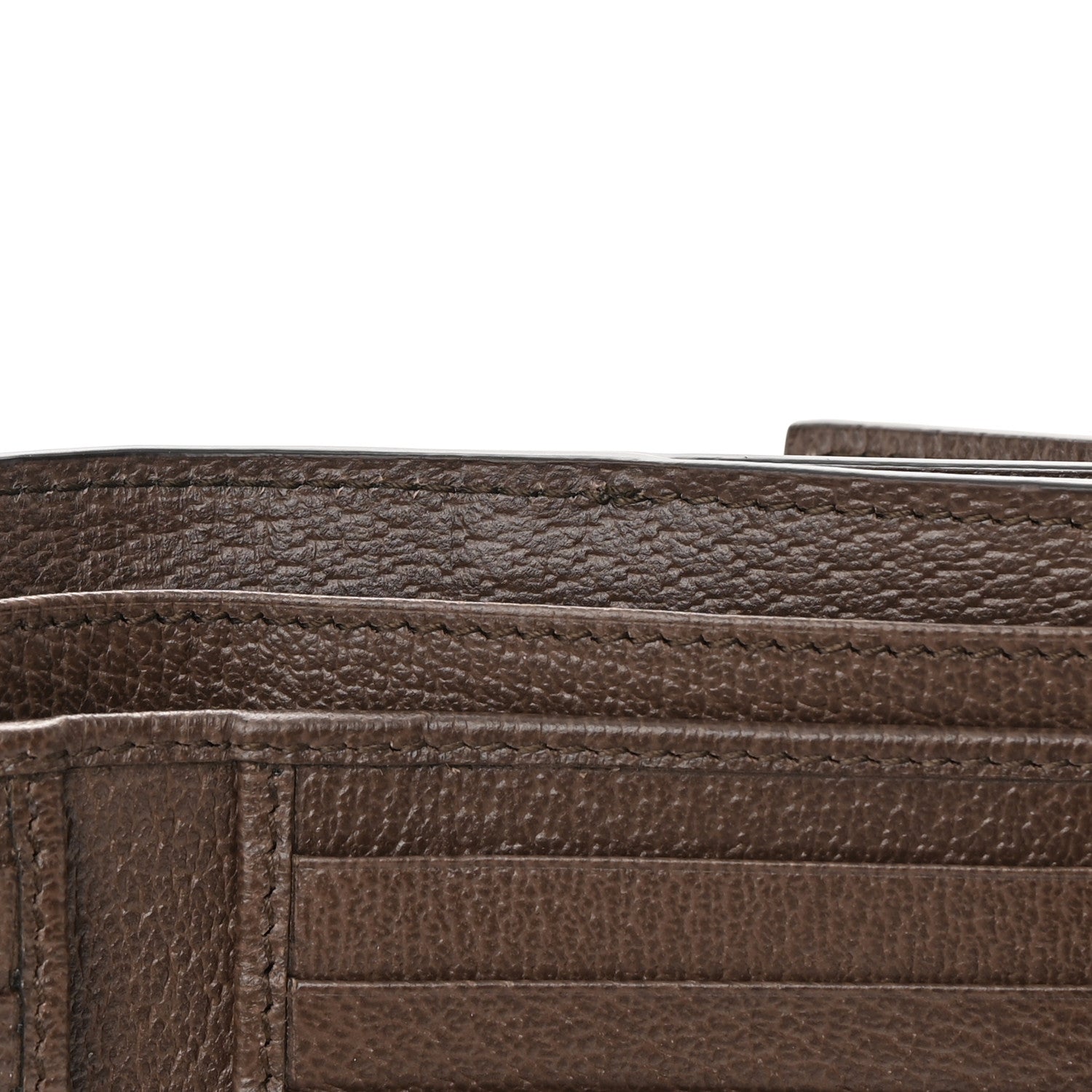 Gucci GG Supreme Monogram Web Ophidia French Flap Wallet Beige New Acero 9 of 12