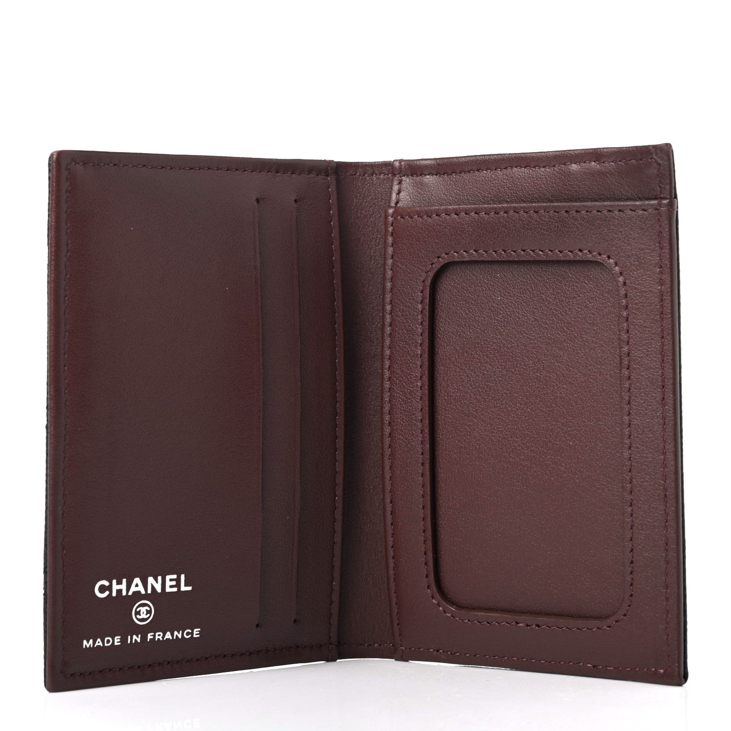 Chanel Caviar Quilted Card Holder Wallet Black 4 of 4