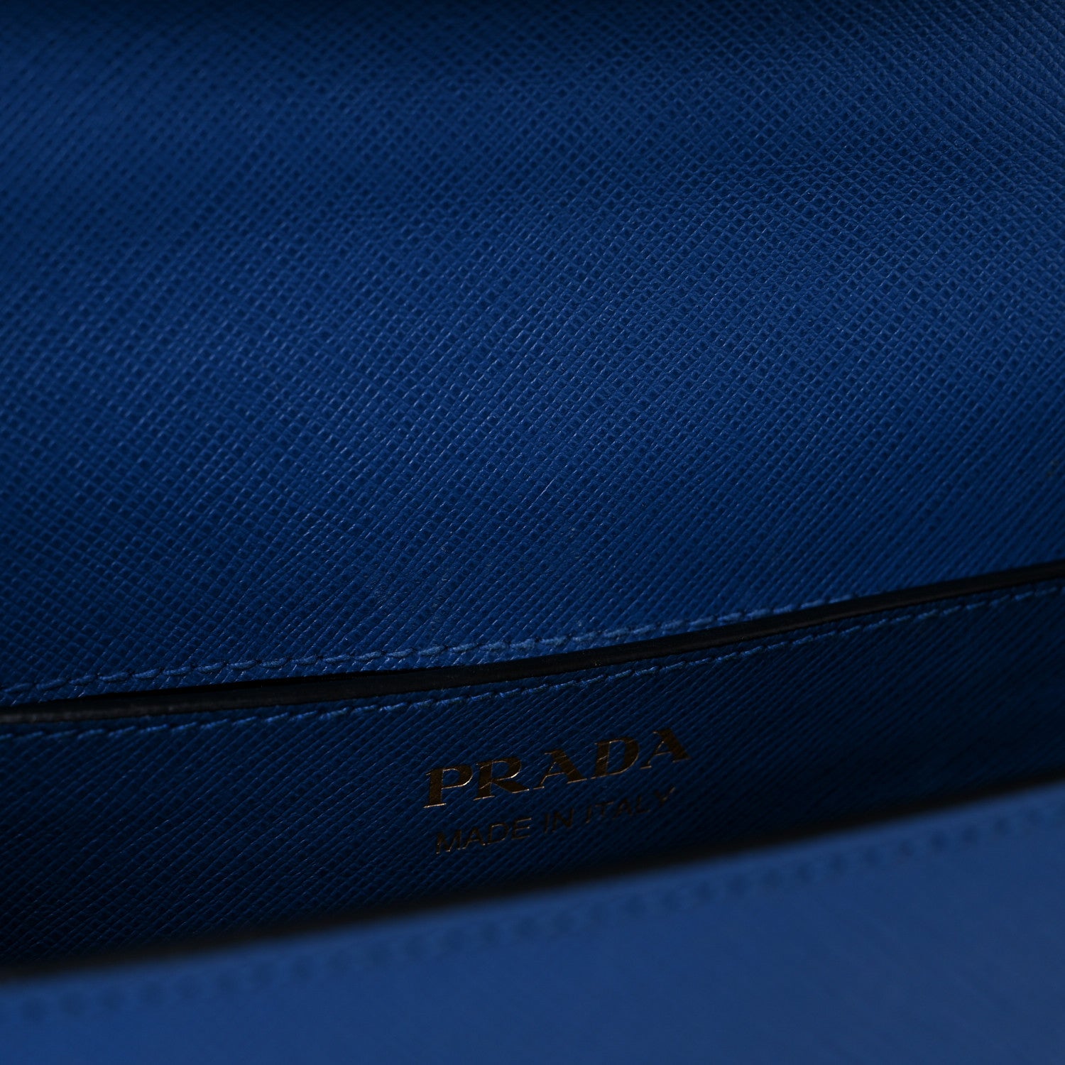 Prada Saffiano Lock Crossbody Bleu 12 of 21