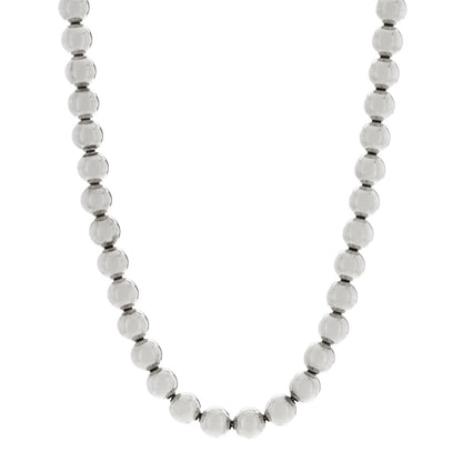 Tiffany Sterling Silver 10mm Hardwear Ball Necklace 1 of 4