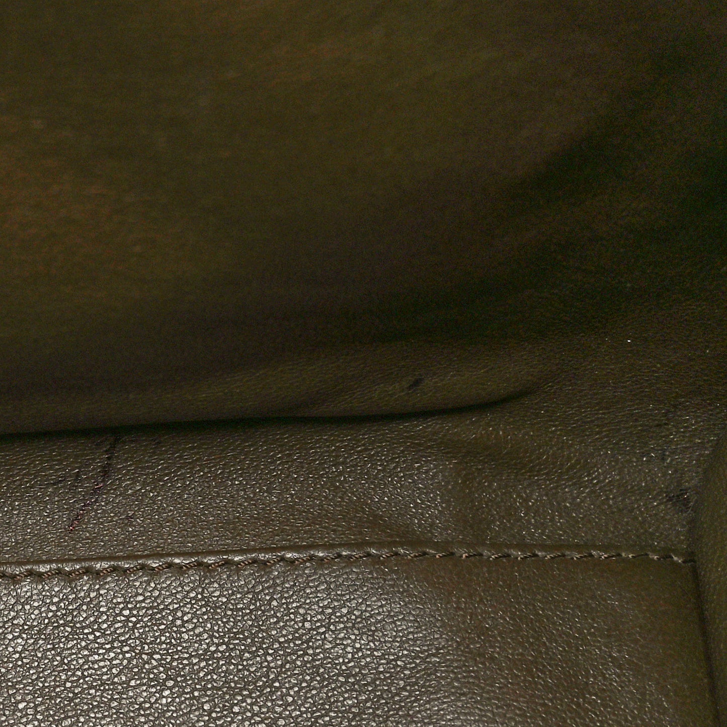 Natural Canvas Smooth Calfskin Mini Luggage Brown