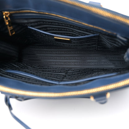 Prada Saffiano Medium Galleria Double Zip Tote Bluette 5 of 22