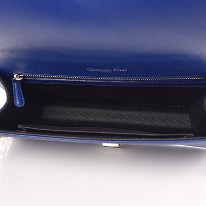 Christian Dior Grained Calfskin Medium Diorama Flap Bag Bleu De Minuit 7 of 8