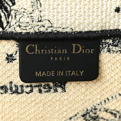 Christian Dior Canvas Embroidered Large Toile De Jouy Book Tote Latte 5 of 9