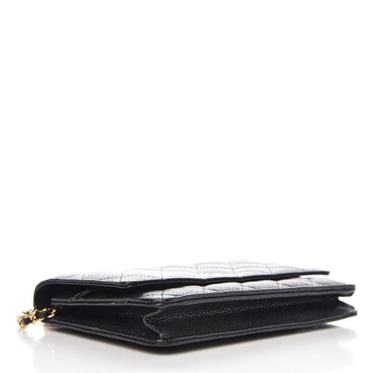 Chanel Caviar Quilted Wallet On Chain WOC Black 4 of 9