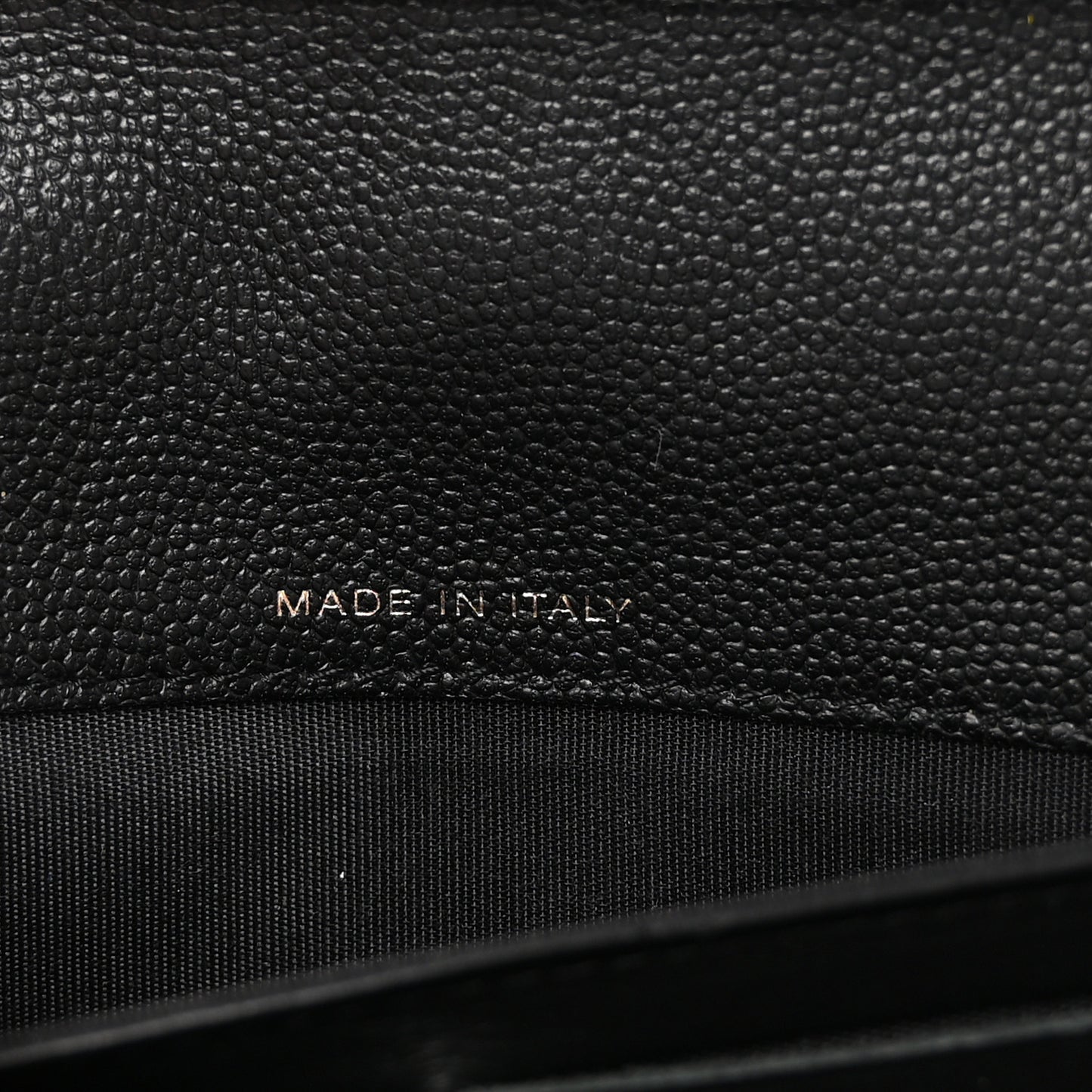 Caviar Quilted Long Boy Flap Wallet Black