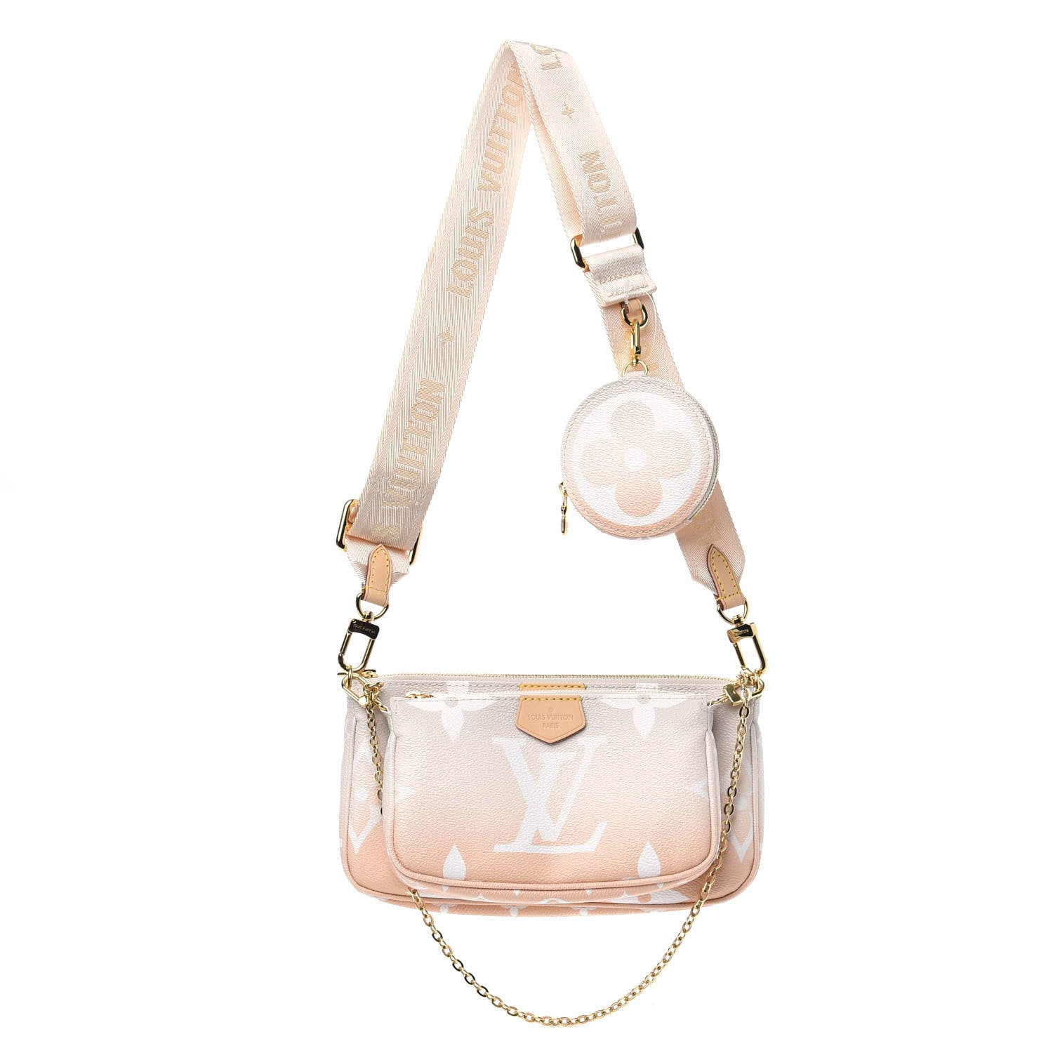 Louis Vuitton Monogram Giant By The Pool Multi Pochette Accessories Brume 1 of 8