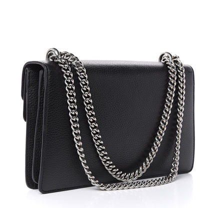 Gucci Pebbled Calfskin Small Dionysus Shoulder Bag Black 3 of 10