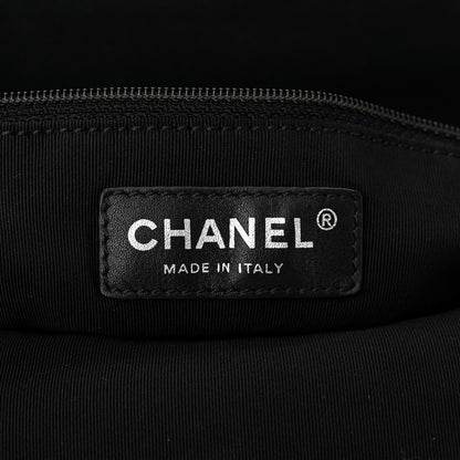 Chanel Iridescent Calfskin Chic Quilt Frame Tote Light Grey 6 of 10
