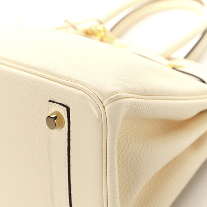 Hermes Taurillon Clemence Birkin 30 Nata 10 of 14