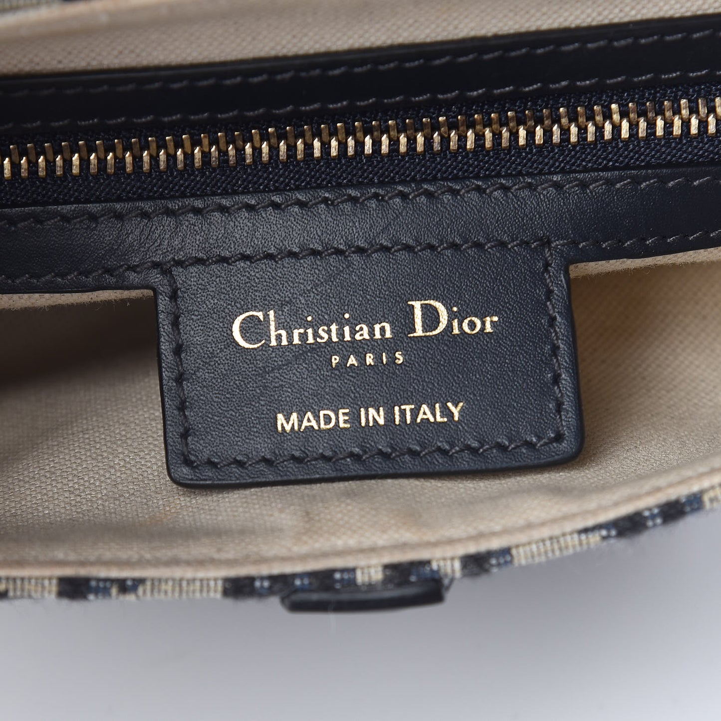 Oblique Saddle Bag Blue