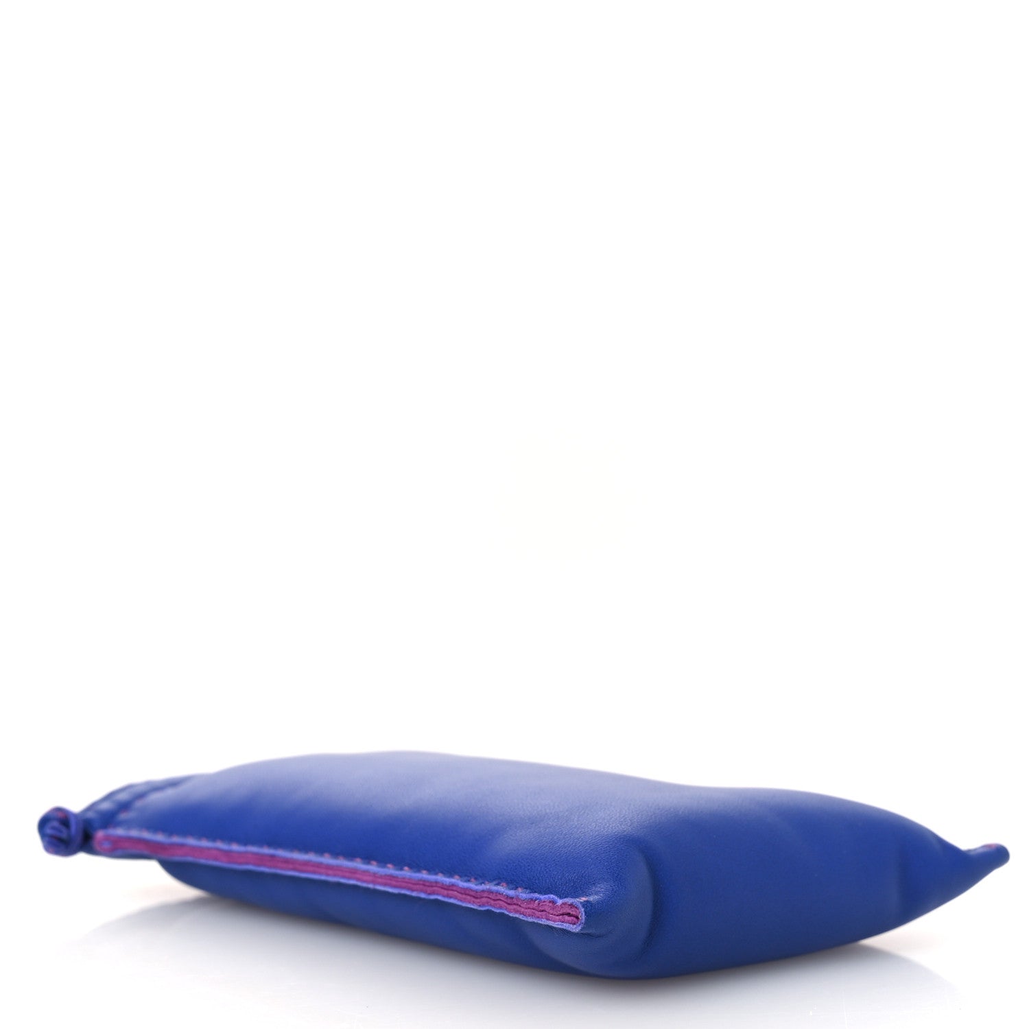 Hermes Milo Lambskin Pilo Pouch Blue Electrique Anemone 4 of 7