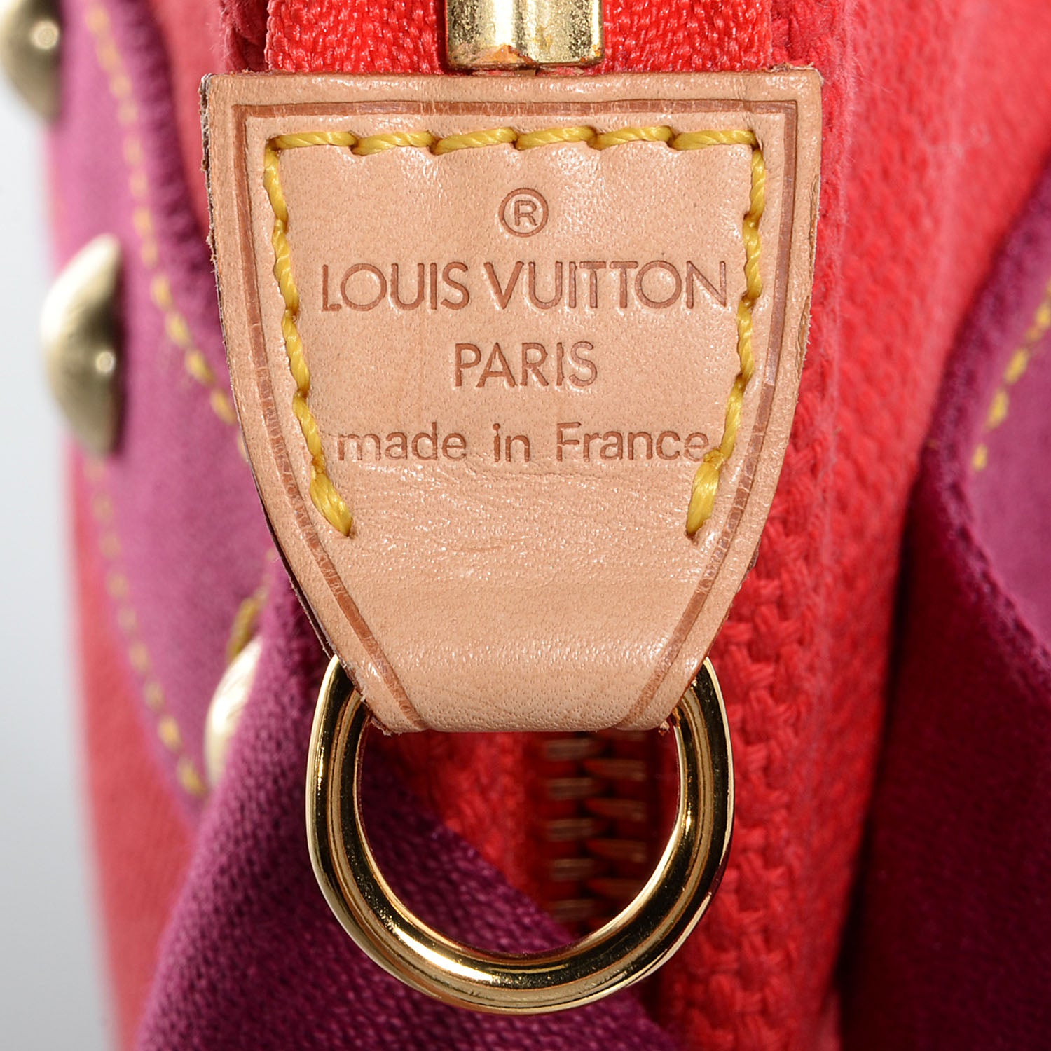 Louis Vuitton Toile Antigua Cabas PM Red Pink 7 of 7