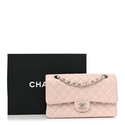 Chanel Caviar Quilted Medium Double Flap Light Pink 10 of 13
