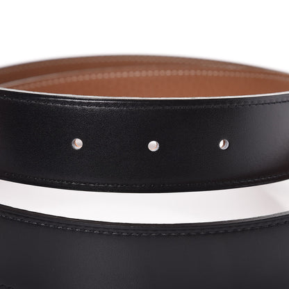 Hermes Box Togo 32mm H Belt 90 Black Gold 7 of 9