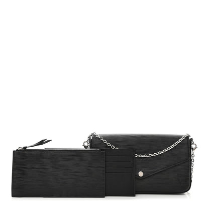 Louis Vuitton Epi Pochette Felicie Black 1 of 16