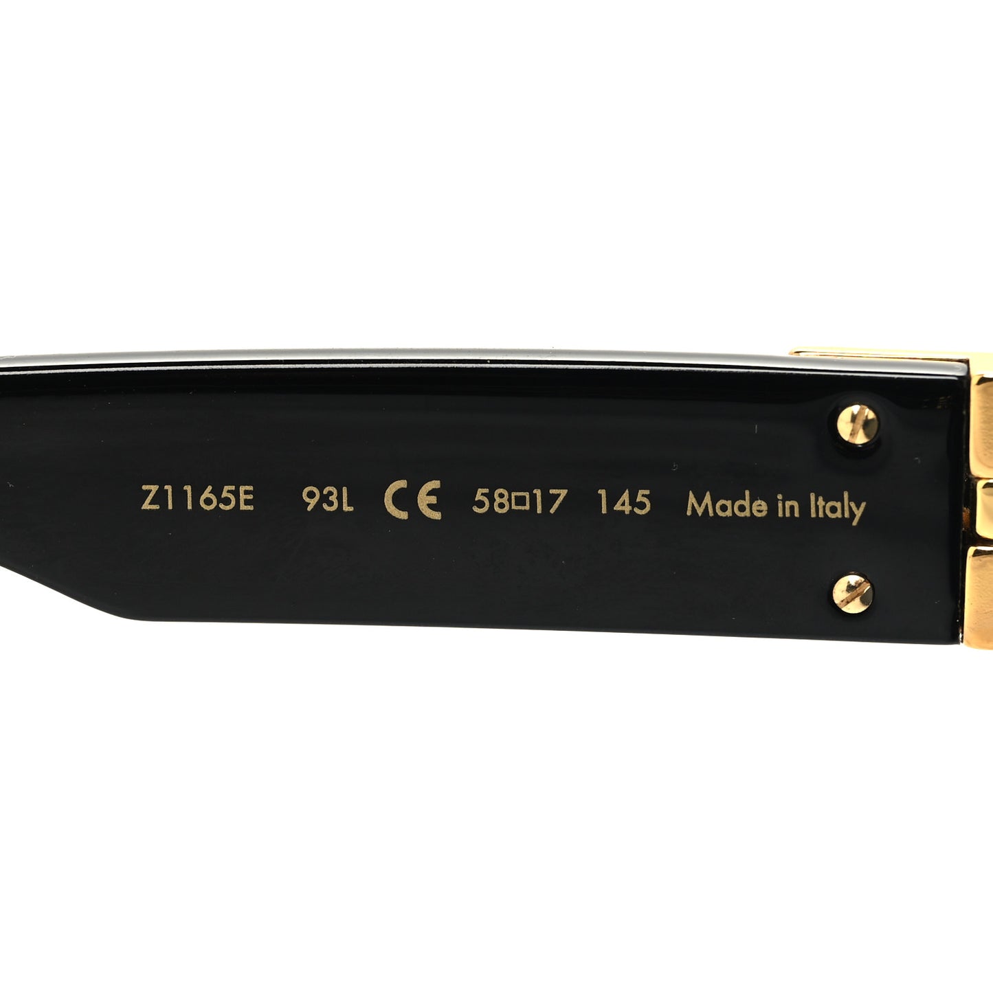 Acetate 1.1 Millionaires Sunglasses Z1165E Black