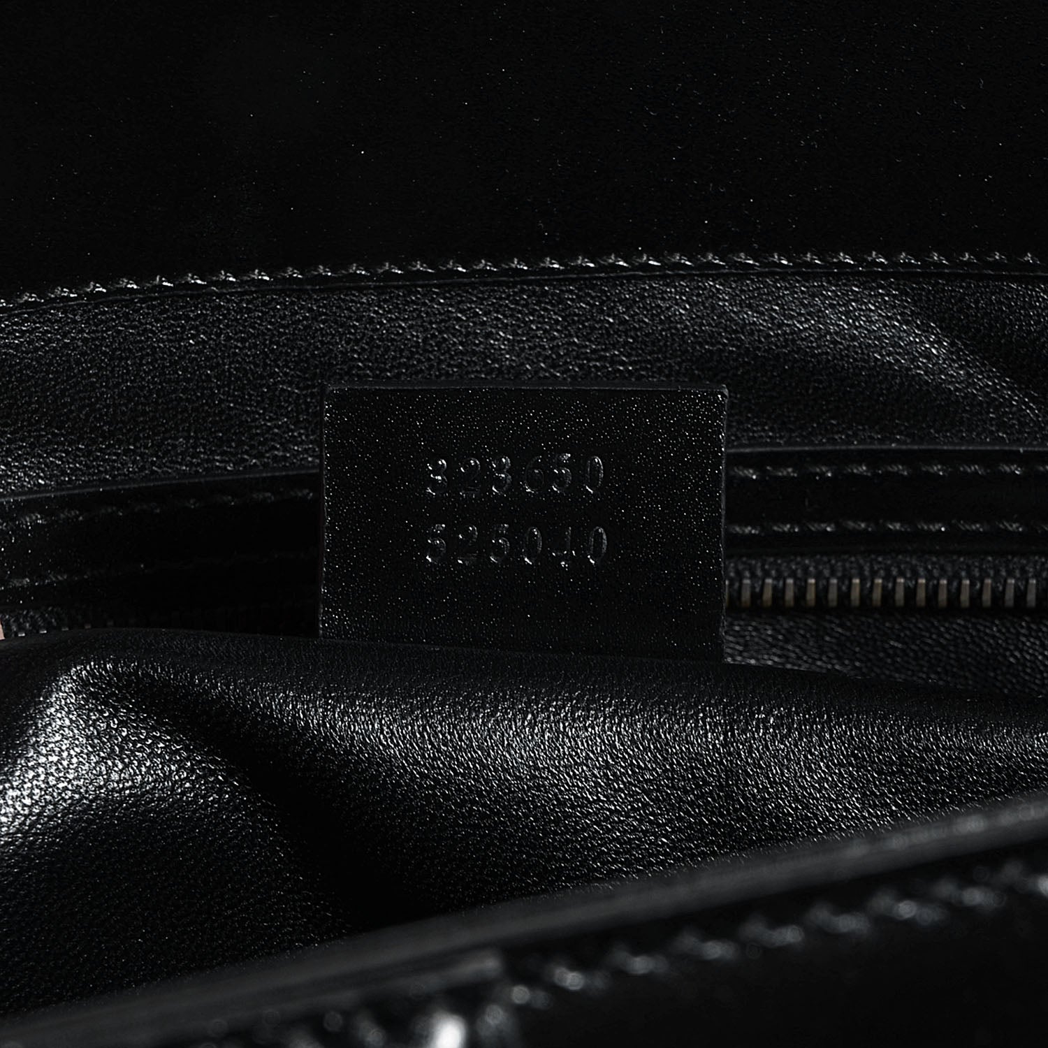 Gucci Calfskin Large Lady Buckle Top Handle Bag Black 7 of 7