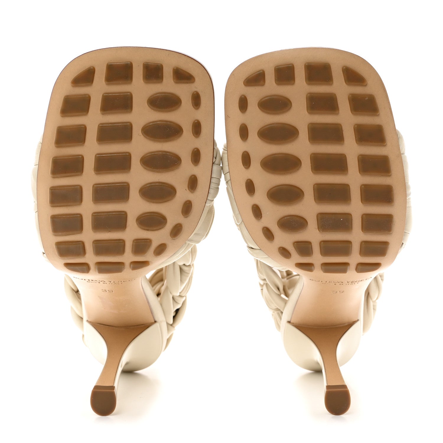 Bottega Veneta Shiny Nappa Intrecciato The Board Sandals 39 Wax 5 of 7