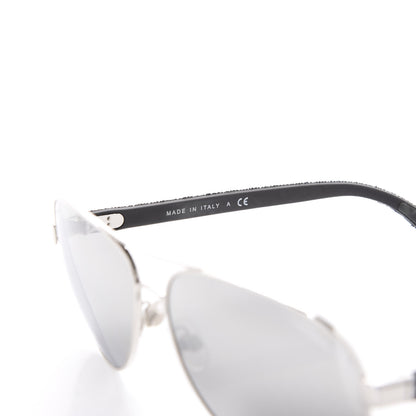 Chanel Pilot Quilting Sunglasses 4207 Silver 6 of 9