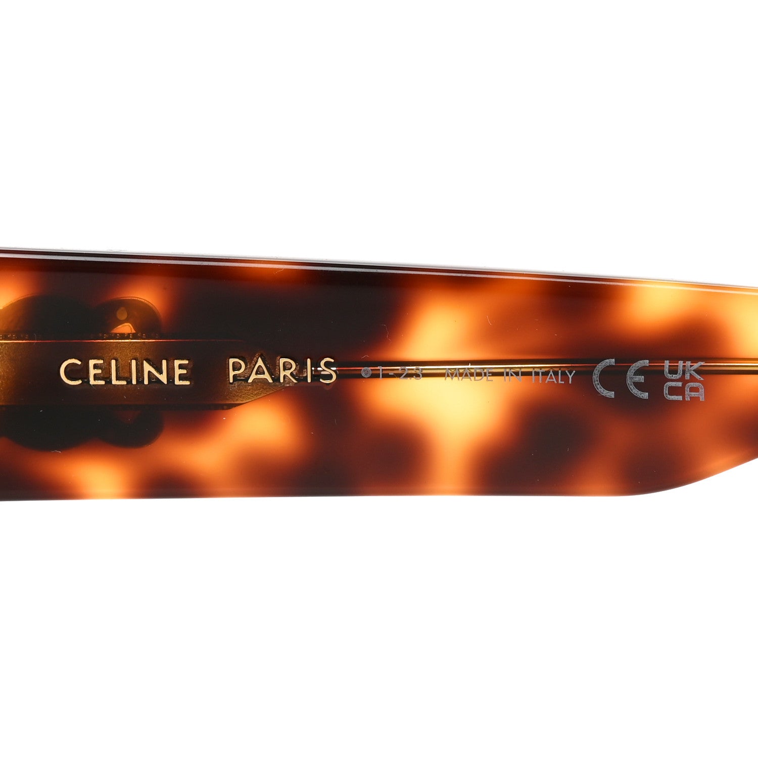 Celine Acetate Triomphe 01 Sunglasses CL40216U Blonde Havana 5 of 7