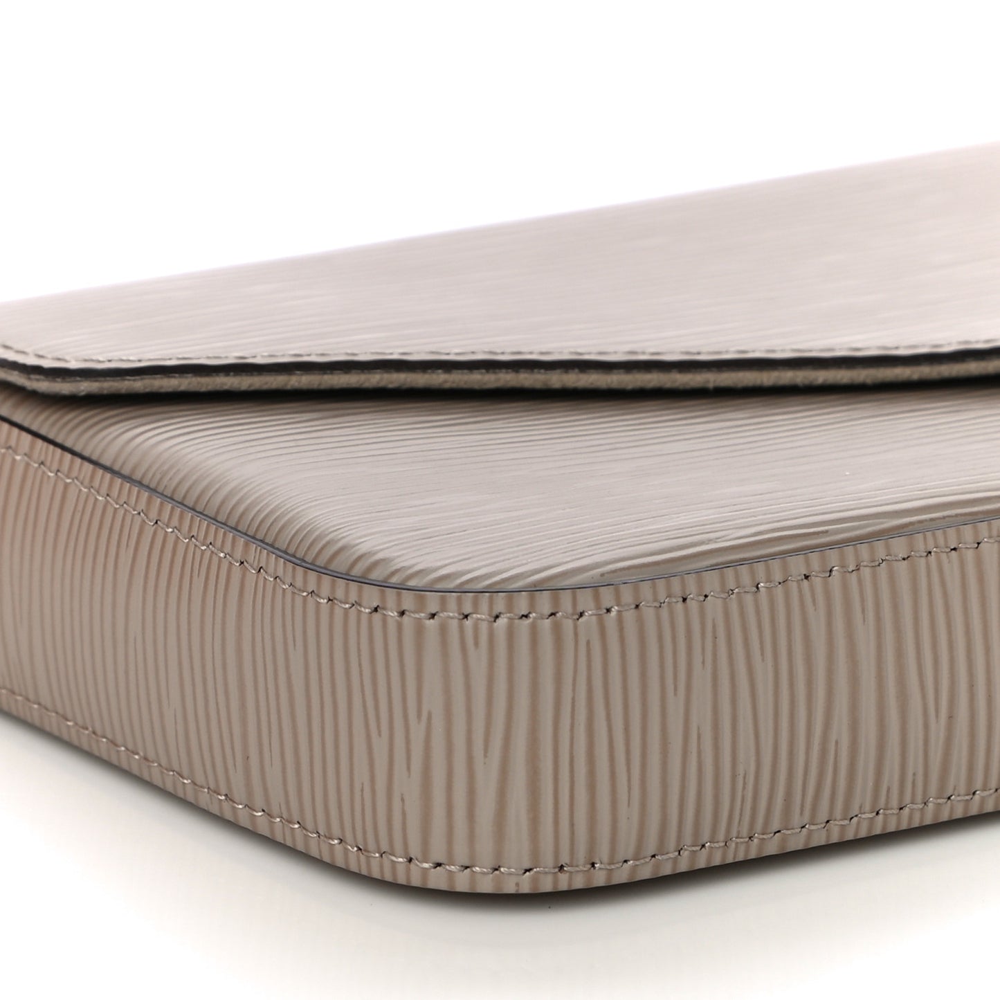 Epi Felicie Pochette Chain Wallet Galet