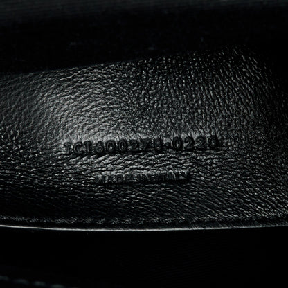 Saint Laurent Sheepskin Matelasse Chevron Monogram Large College Satchel Black 7 of 10