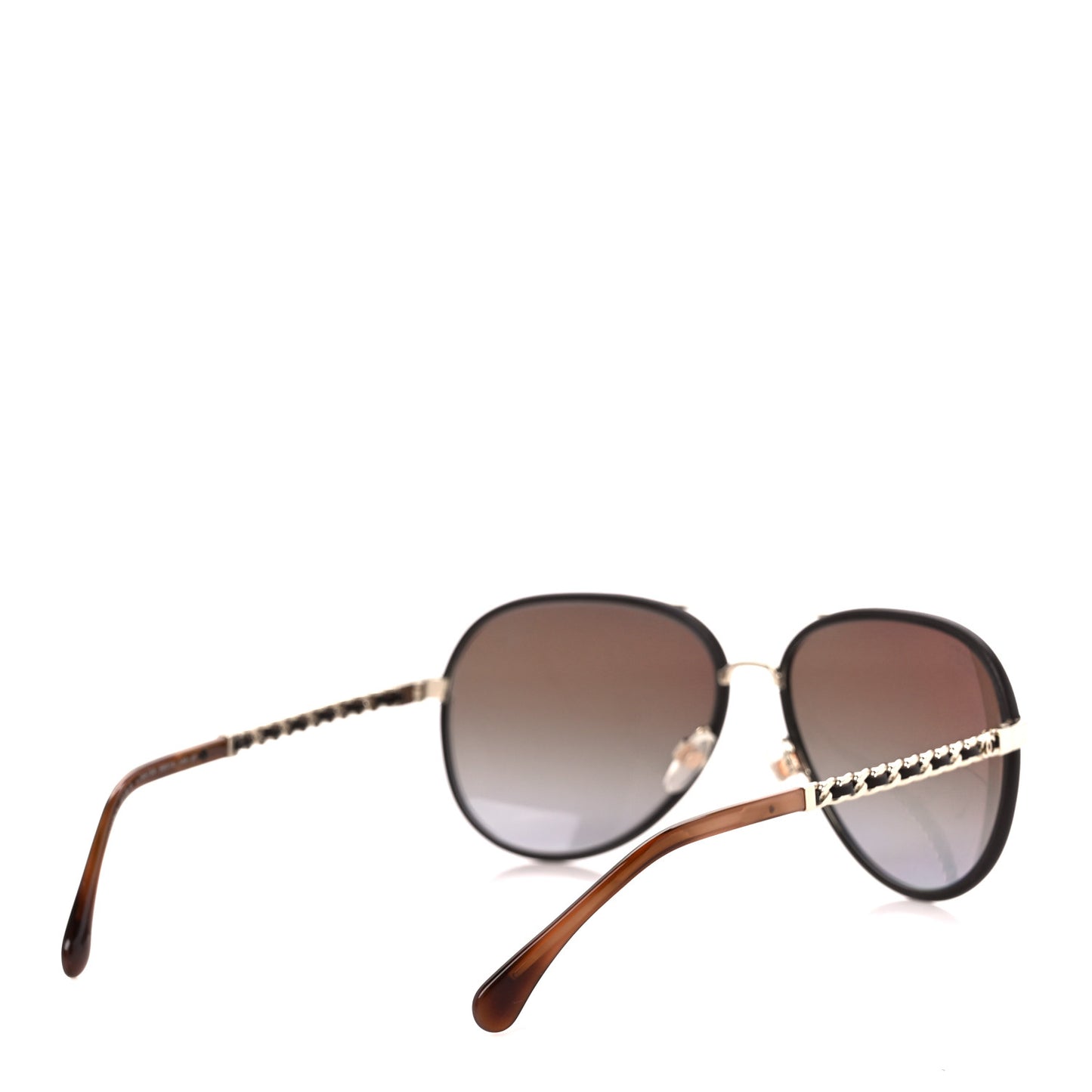 Metal Polarized Pilot Winter Sunglasses 4219-Q Brown