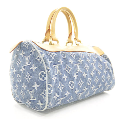 Louis Vuitton Monogram Denim Neo Speedy Blue 3 of 9