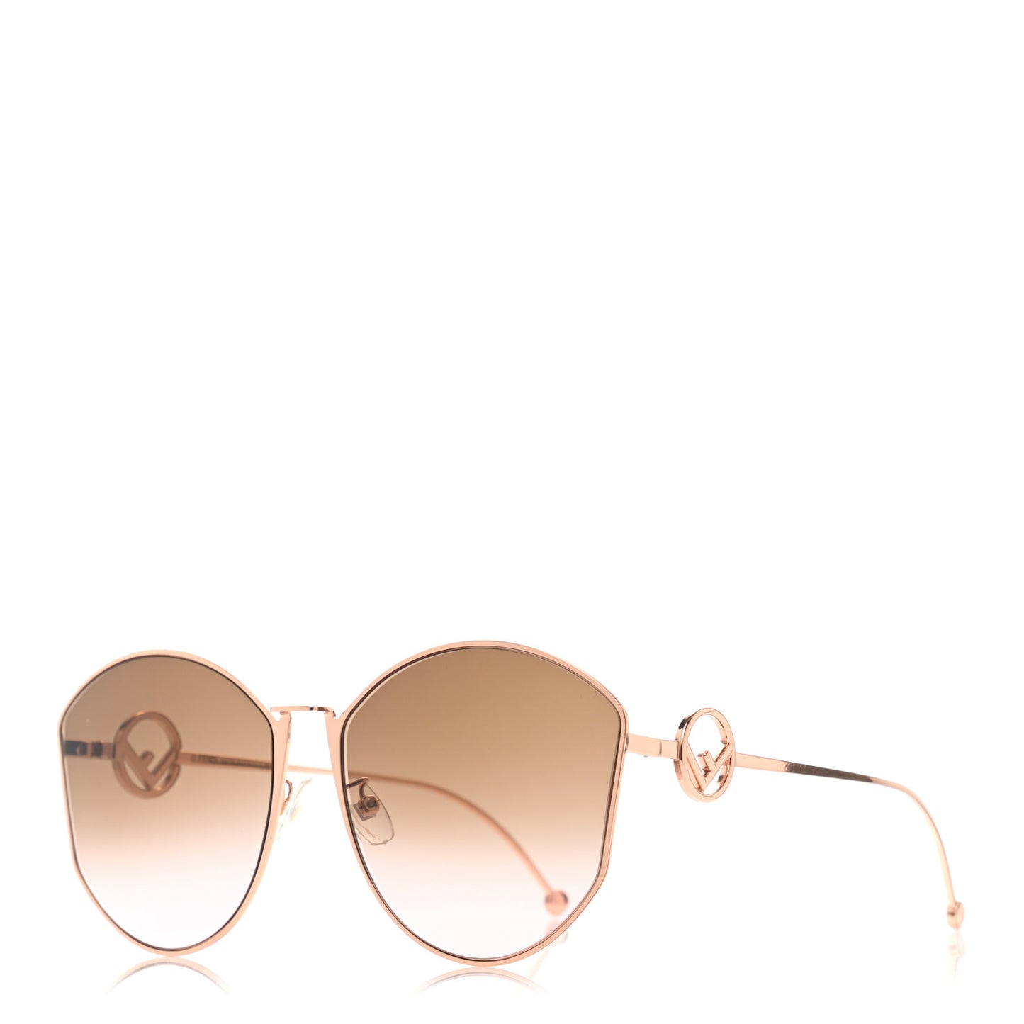 Metal F is Fendi Sunglasses FF 0335/F/S Gold