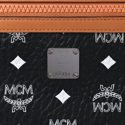 MCM Visetos Camera Crossbody Bag Black Cognac 13 of 17