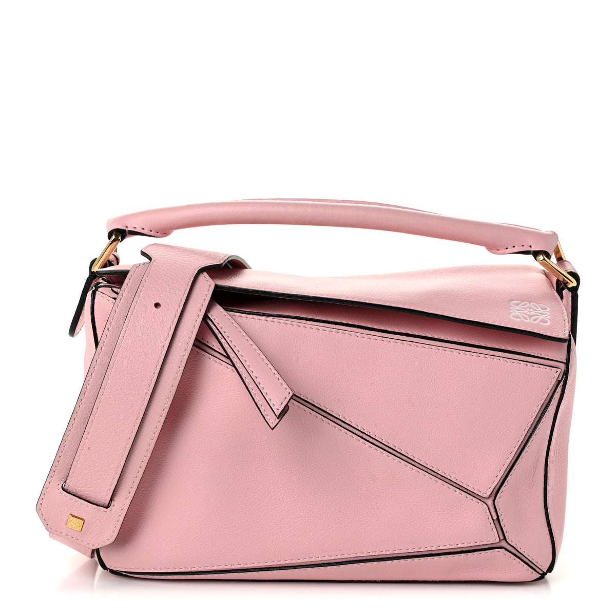 Loewe Calfskin Small Puzzle Bag Pastel Pink 1 of 10