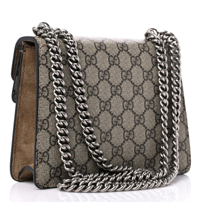 Gucci GG Supreme Monogram Mini Dionysus Shoulder Bag Taupe 3 of 9