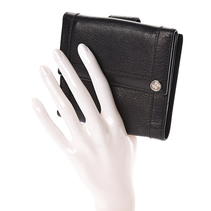 Gucci Calfskin Compact Interlocking G Wallet Black 2 of 6